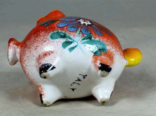 Porcelain piggy bank