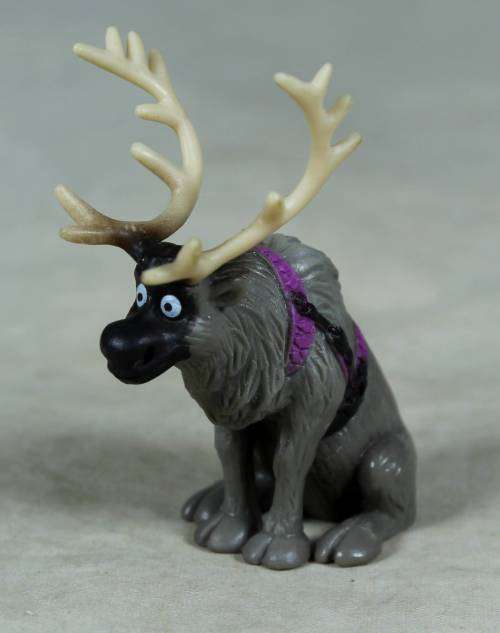 Disney's small figurine - seated Sven from the movie Frozen