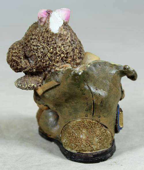 Baby girl in a shoe