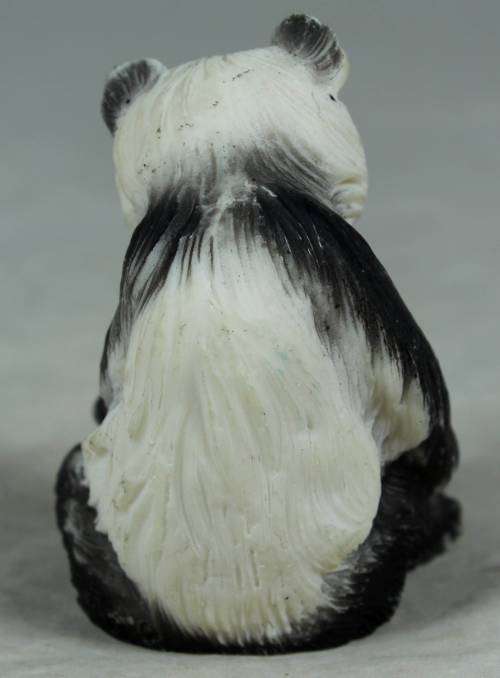 Mother & baby panda with beads for eyes