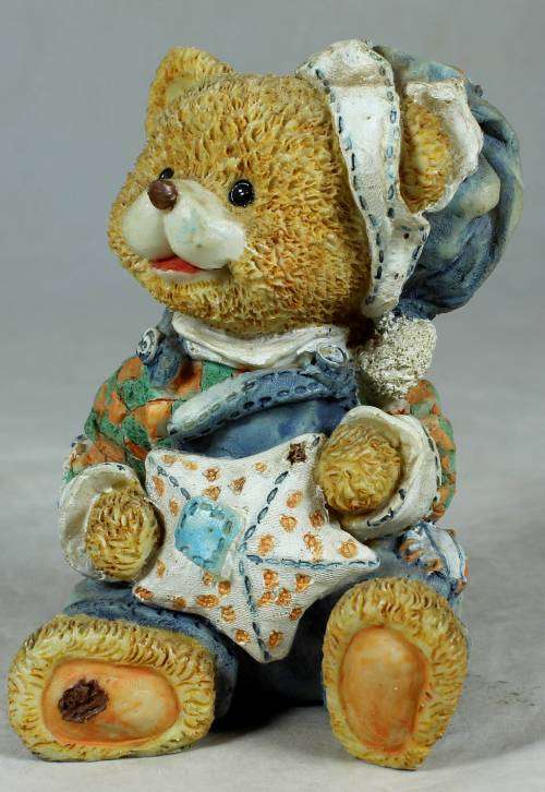 SWEET BABY BEAR READY FOR BED IN HIS PJ`S-BID NOW!!