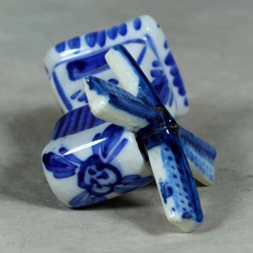 hand painted Dutch windmill