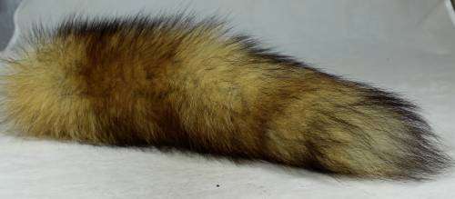 BLAST FROM THE PAST LARGE FLUFFY TAIL KEY RING -BID NOW!!