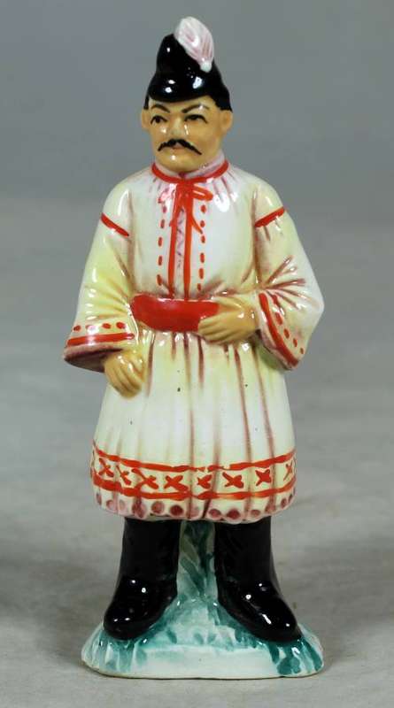 VINTAGE PORCELAIN FIGURINE (MARKED FOREIGN)-mAN IN TRADITIONAL CLOTHES #56-BID NOW!!