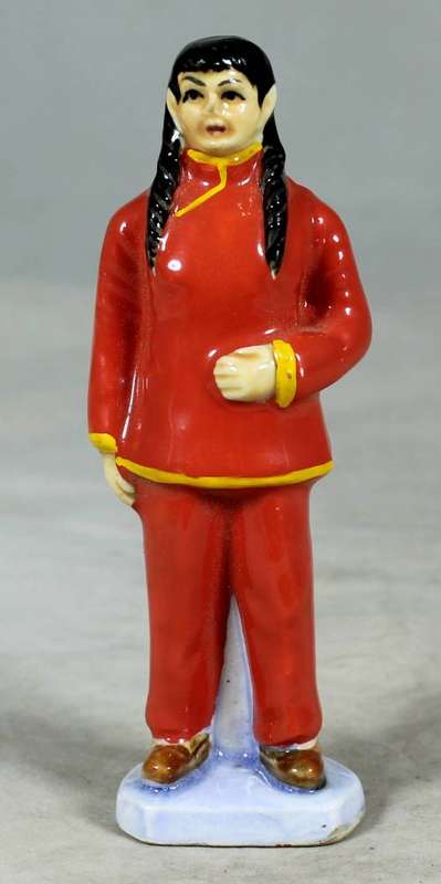 VINTAGE PORCELAIN FIGURINE (MARKED FOREIGN)-MAN DRESSED IN TRADITIONAL CLOTHES #63