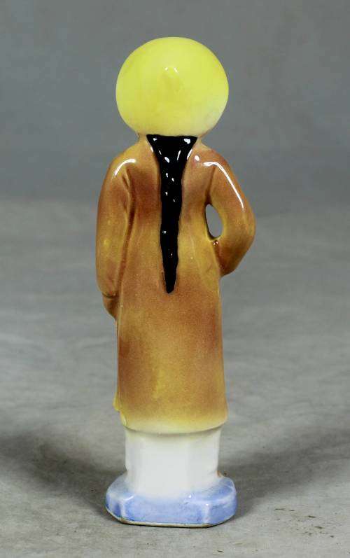 VINTAGE PORCELAIN FIGURINE (MARKED FOREIGN)-WOMAN DRESSED IN TRADITIONAL CLOTHES #67