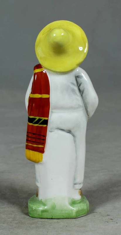 VINTAGE PORCELAIN FIGURINE (MARKED FOREIGN)-MAN DRESSED IN TRADITIONAL CLOTHES #69