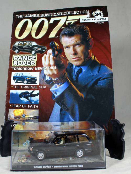 JAMES BOND 007 WITH MAGAZINE - RANGE ROVER (TOMORROW NEVER DIES) #34