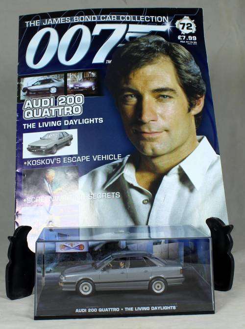 JAMES BOND 007 WITH MAGAZINE -AUDI 200 QUATRO (THE LIVING DAYLIGHTS) #72