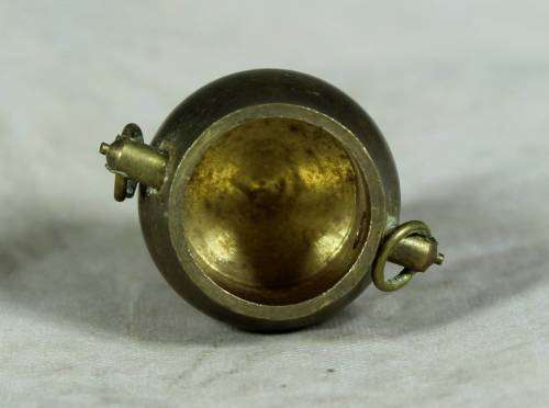 Miniature copper Temptations - 2 handled container