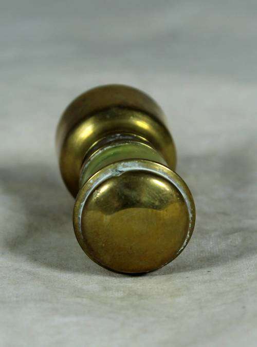 Miniature brass gas lamp
