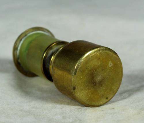 Miniature brass gas lamp