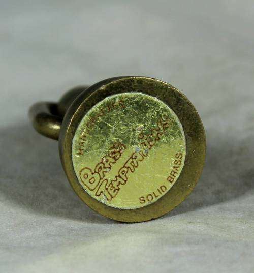 Miniature brass storm lamp