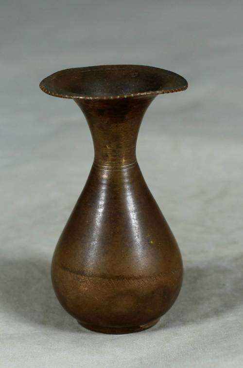 Miniature copper vase made in Italy