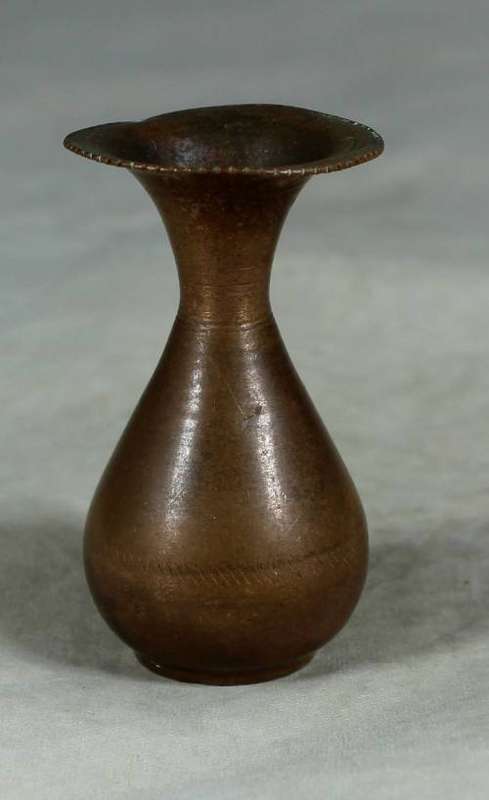Miniature copper vase made in Italy