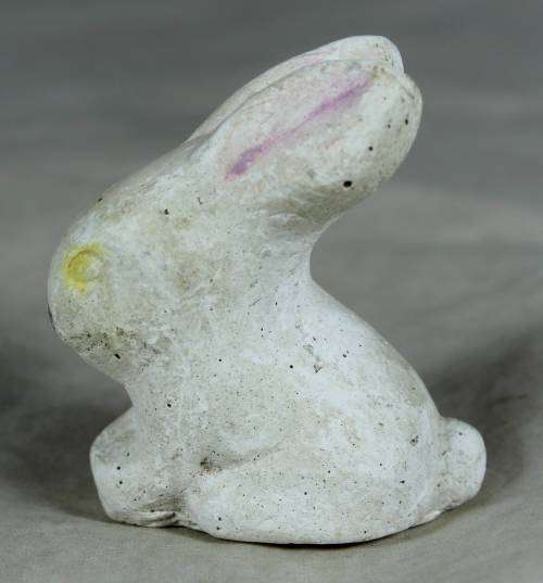 Small molded rabbit