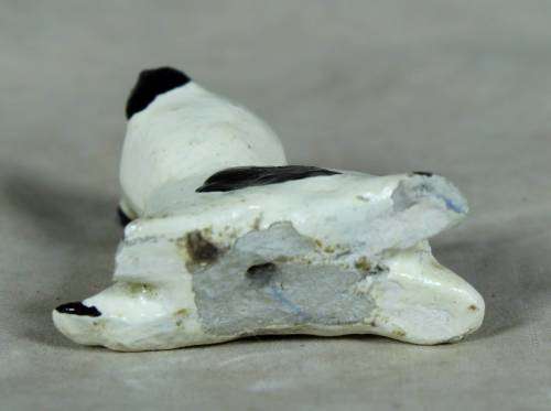 Miniature ceramic dog