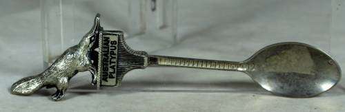 Souvenir spoon with a Australian platypus on top