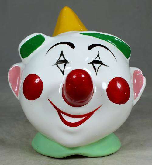 Clown piggy bank