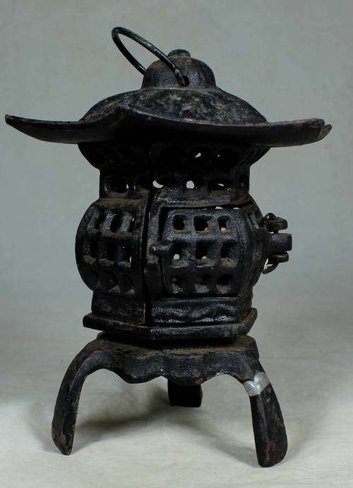 Very heavy vintage cast metal burner