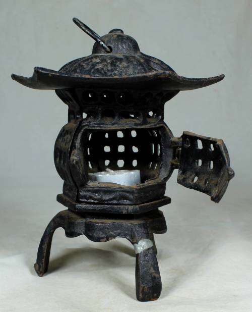 Very heavy vintage cast metal burner