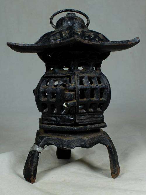 Very heavy vintage cast metal burner