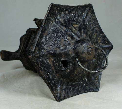 Very heavy vintage cast metal burner