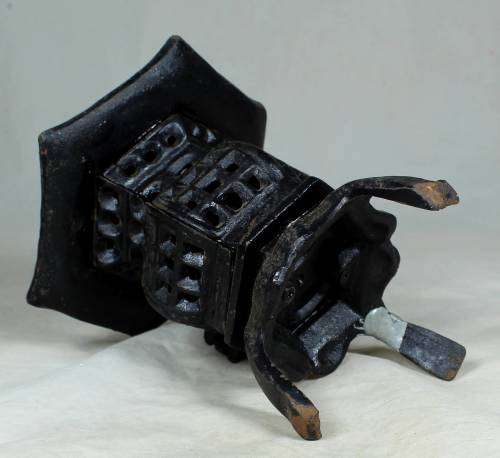 Very heavy vintage cast metal burner