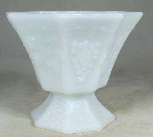 Milk glass center piece