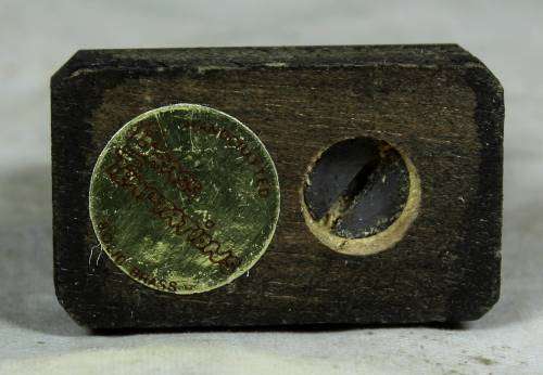 Miniature brass sewing machine