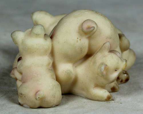 Mother piggy and her babies