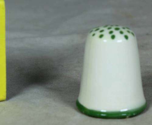 Porcelain thimble - Christmas tree
