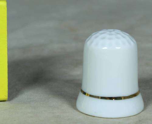 Porcelain thimble - butterfly