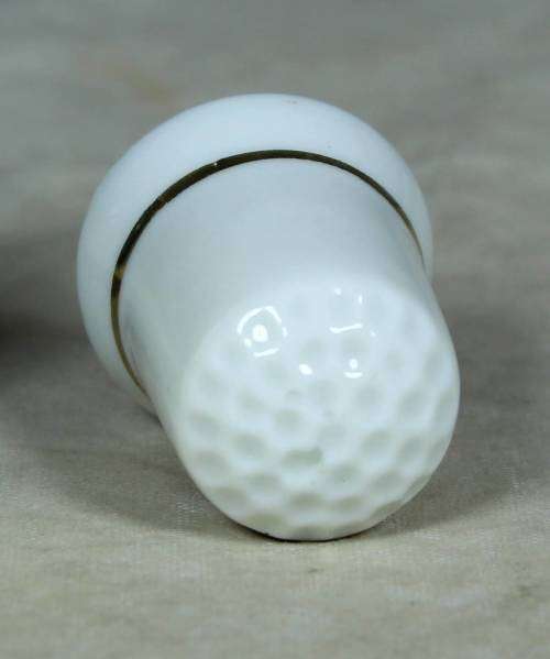Porcelain thimble - butterfly
