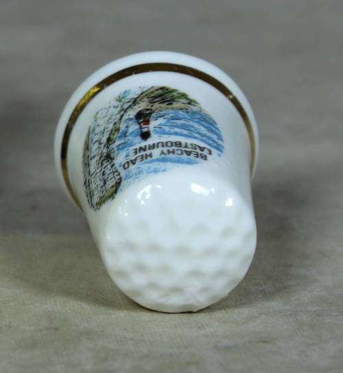 THIMBLE-FINE BONE CHINA BRITISH MADE(BEACHY HEAD EAST BOURNE)BID NOW!