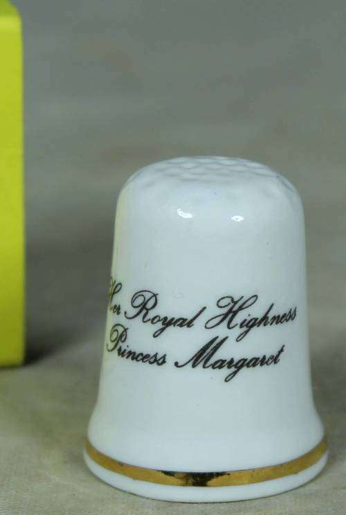 THIMBLE-ST.GEORGE FINE BONE CHINA(HER ROYAL HIGHNESS PRINCESS MAGARET)