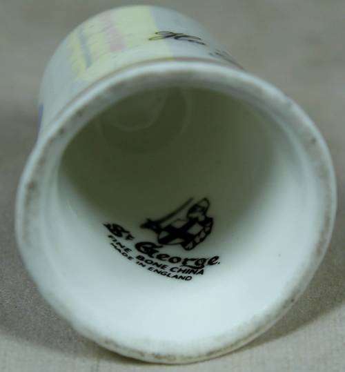 THIMBLE-ST.GEORGE FINE BONE CHINA(HIS ROYAL HIGHNESS PRINCE ANDREW)