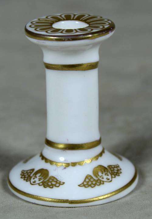 Miniature gold & white spode - fine bone China