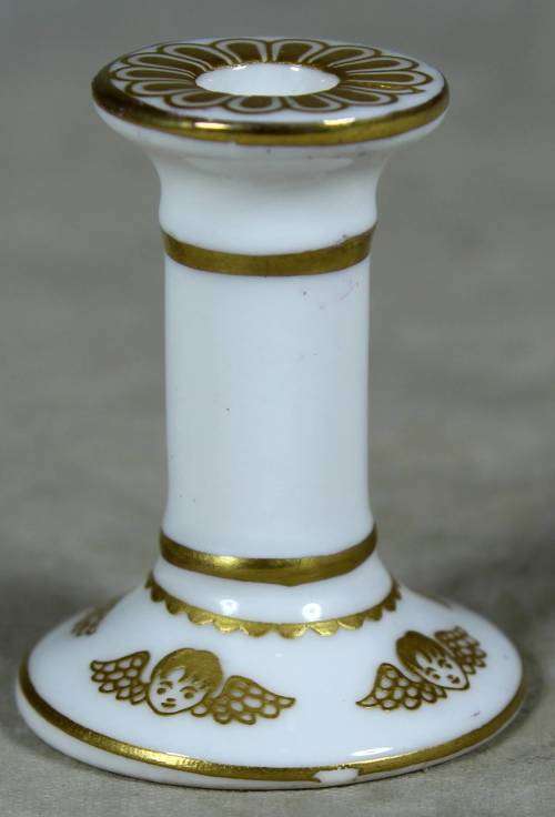 Miniature gold & white spode - fine bone China