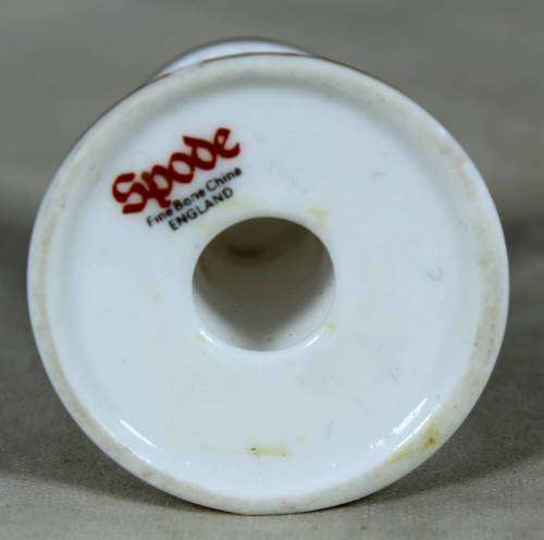 Miniature gold & white spode - fine bone China