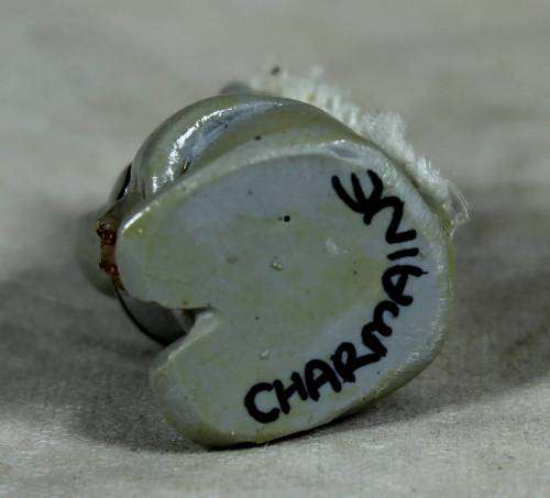MINIATURE-HAND PAINTED RHINO BY CHARMAINE(LOVELY)BID NOW!