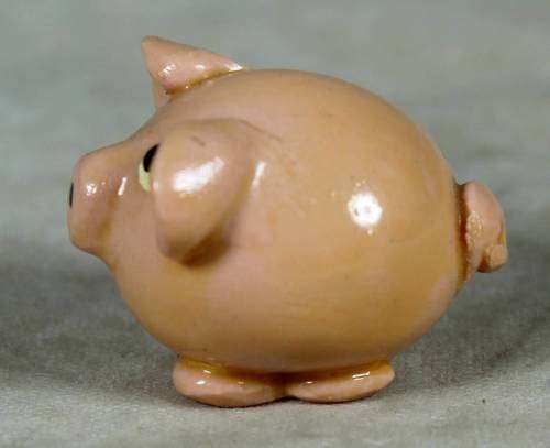 Miniature - Hand painted Piggy by Fay