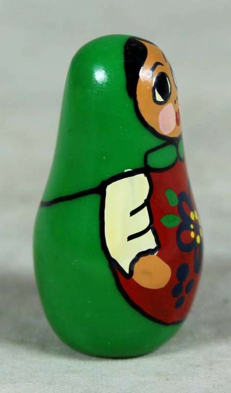 MINIATURE-HAND PAINTED MATRYOSHKA DOLL BY FAY(LOVELY) BID NOW!!!