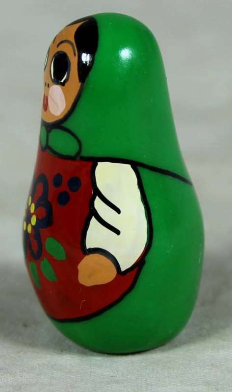 MINIATURE-HAND PAINTED MATRYOSHKA DOLL BY FAY(LOVELY) BID NOW!!!