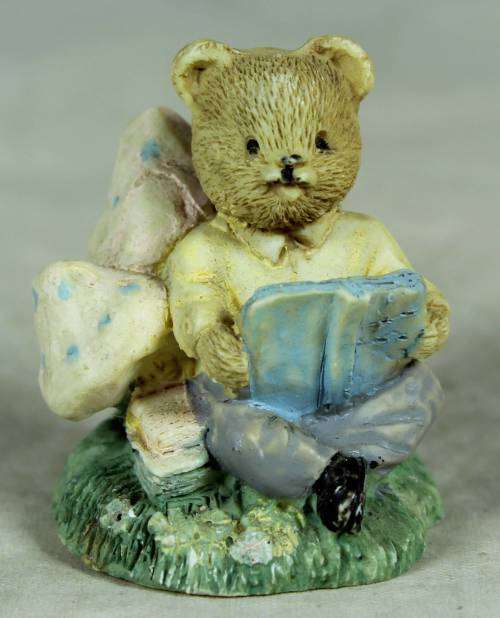 Miniature  - Bear Reading A Book
