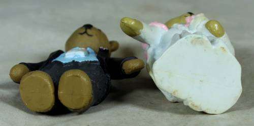 MINIATURE-BEAR BRIDE&GROOM(AWESOME) BID NOW