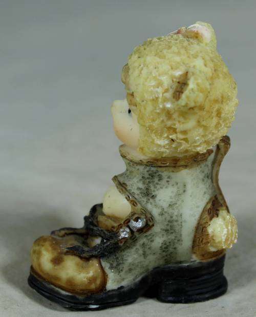 Miniature baby in a shoe
