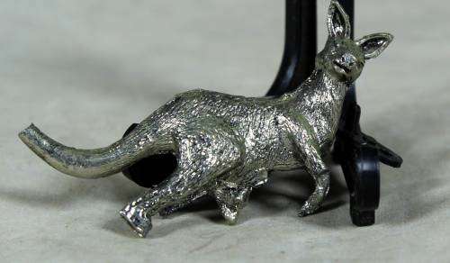 Miniature metal kangaroo