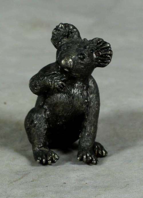 Miniature metal koala