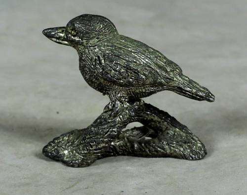 Miniature metal bird